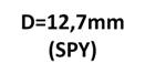 selbstschneidende Ösen 12,7mm (SPY) selbstschneidende Ösen 12,7mm (SPY)