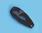 Seilklemme f�r stufenlose Verstellung -f�r Seile d=4/5mm- schwar