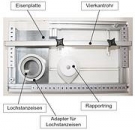 Lochstanze - inkl. Lochstanzeisen mit Adapter d=33mm