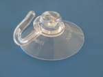Saugnapf Durchmesser 40mm mit Polycarbonat-Haken